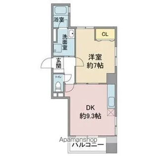 CASA NISHIKAWA【3階】の間取り