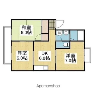 コーポドリーム【102.号室】の間取り