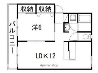 コーポ祥久【2階】の間取り