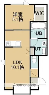 グランヴェール【1階】の間取り