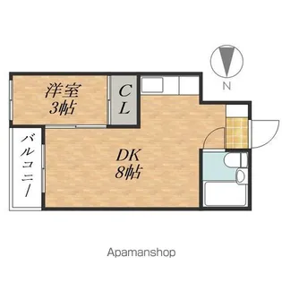 第一恒陽マンション【2階】の間取り