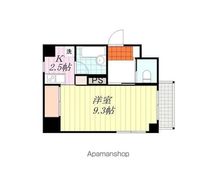 スリースターズマンション【603号室】の間取り