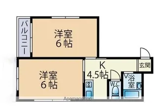 モデラート【4階】の間取り