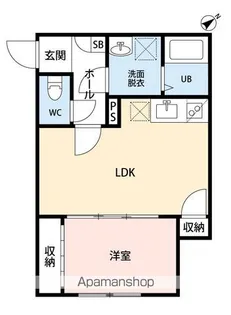 PEAKS FUNABASHI【1階】の間取り