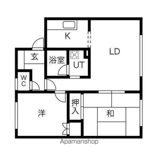 スカイハイツ【103号室】の間取り
