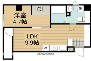 GRACE HILL Akebono【9階】の間取り