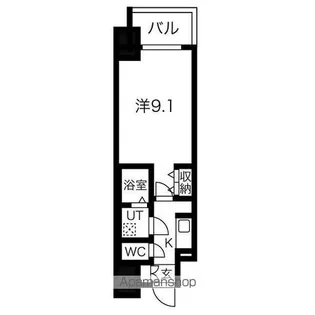 ファステート葵桜通リブレ(S−RESIDENCE葵三丁目)【1201号室】の間取り