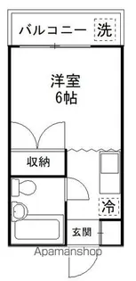 ジュネス鈴木【1階】の間取り