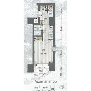 プレサンス鶴舞グリーンパーク【11階】の間取り