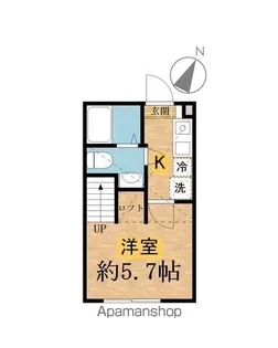 ロフトヌーク【103号室】の間取り