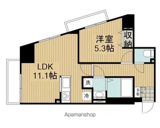 テラス阿佐ヶ谷【5階】の間取り