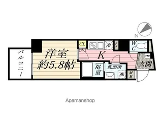 ティモーネグランデ横浜ノース【6階】の間取り