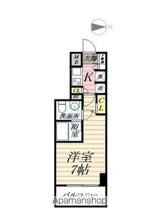 グランカーサ大和【5階】の間取り