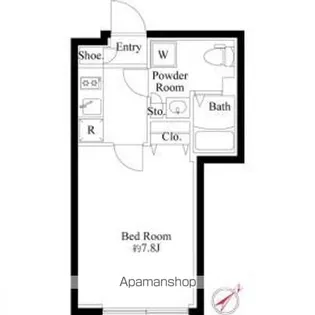 ハーモニーグラシア代々木【5階】の間取り