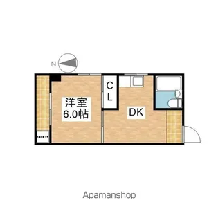 二村マンション【305号室】の間取り