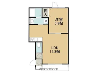 BELLA CASAⅢ【2階】の間取り