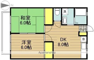 グランハイム椎橋【102号室】の間取り