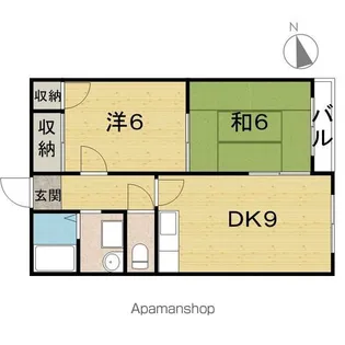 リリカハウス【2階】の間取り