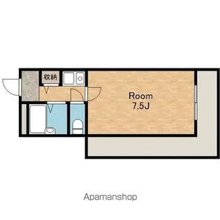 メゾン阪南Ⅱ【3階】の間取り