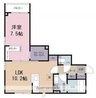 メゾン ド リーヴ【2階】の間取り