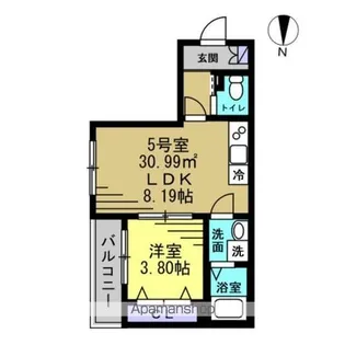 HFR蘇我A棟【2階】の間取り