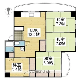 R5マンション【101号室】の間取り