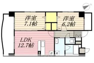 ナウヴィレッジ港【6階】の間取り