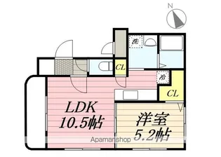 グランメールアカシア通【2階】の間取り