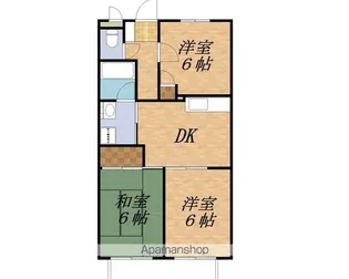 SURPLUS THREEハイツ緑ケ丘【2階】の間取り