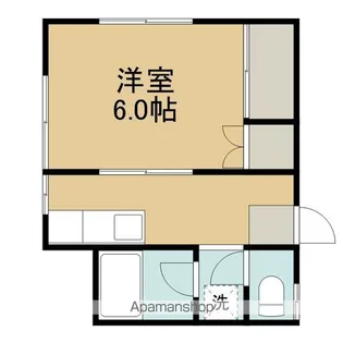 ドミトリーⅡ【201号室】の間取り