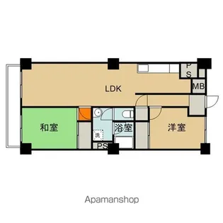 ルネ行徳【5階】の間取り