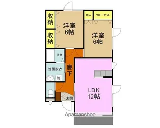 MAISONTAISEI【202号室】の間取り