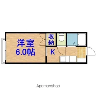みなみハイツ【1階】の間取り