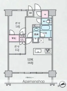 テラス浅草橋【12階】の間取り