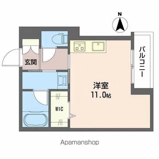 シャーメゾン月の杜【3階】の間取り