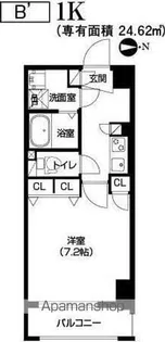 アーバネックス南森町【10階】の間取り