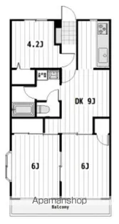 ベル・ビュー松戸【3階】の間取り