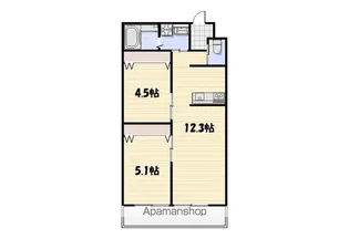 LYK都町C棟【1階】の間取り