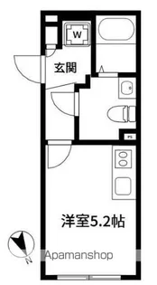 アルティローザ笹塚【102号室】の間取り