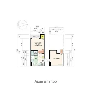 ルナソレイユ【201号室号室】の間取り