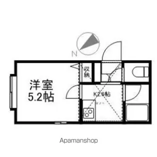 グランフォート光星(旧アップルハウス北19条Ⅱ)【205号室】の間取り