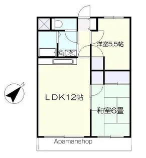 あけぼのマンション【105号室】の間取り