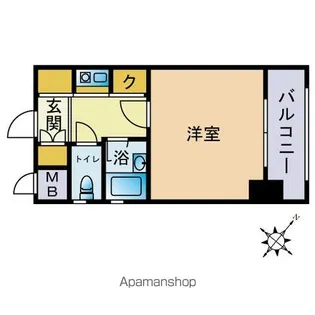 ピュアドームパレス博多【403号室】の間取り