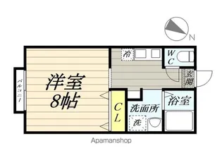 神奈川県横浜市磯子区洋光台1丁目【アパート】の間取り