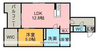 クレストリア【3階】の間取り