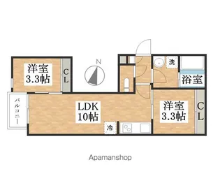 REGALEST上小田井4(フォー)【203号室】の間取り