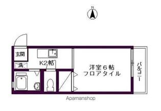 メゾンブランシュ【2階】の間取り