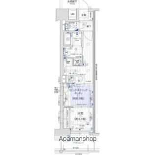 プレサンスロジェ上前津駅前 THE RESIDENCE【4階】の間取り