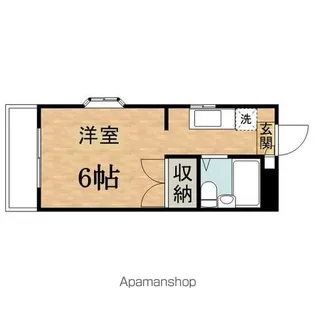 メゾンイースト【201号室】の間取り