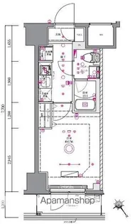 AZEST関内【11階】の間取り